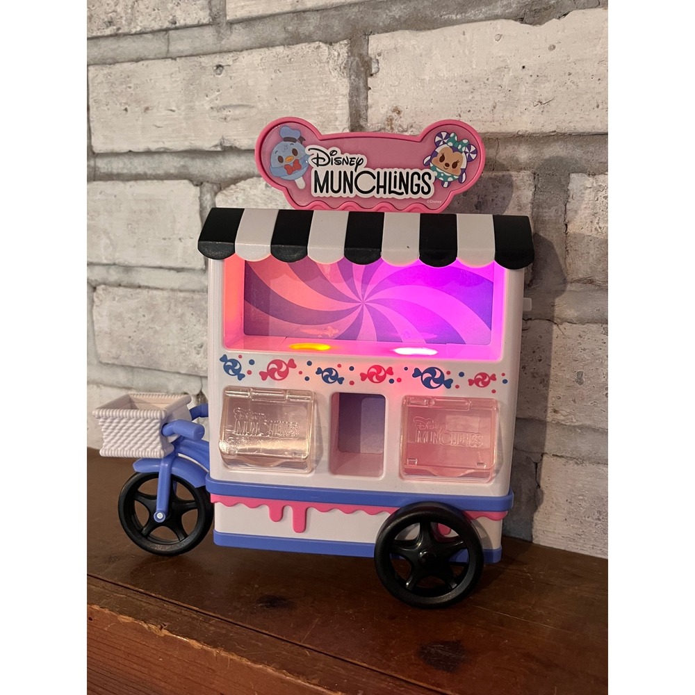 Disney Munchlings Candy Cart Playset by Just Play Cart Only WORKS! - Picture 2 of 9
